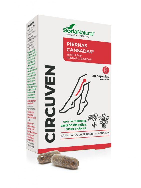 Циркувен капсули в подкрепа на венозната система