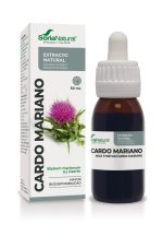 Soria Natural Екстракт от бял трън 50 mL – Билкова добавка за черен дроб в стъклено шише с капкомер.